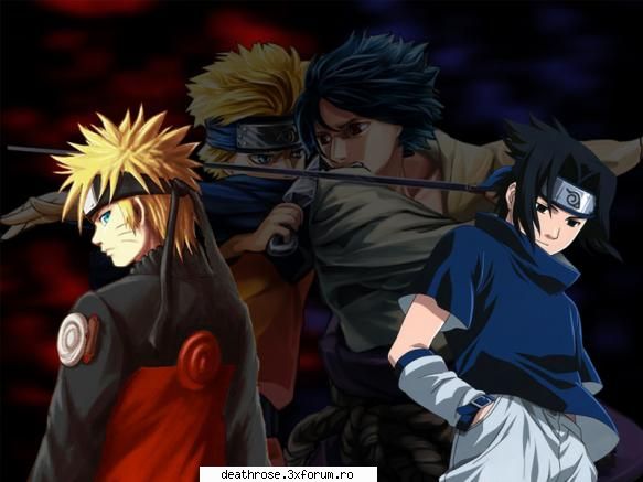 sasuke cu naruto aci sunt fikuri anime