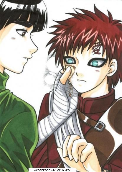 lee & gaara naruto